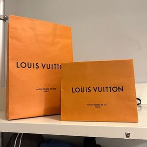 LV shopping bags